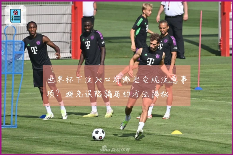 世界杯下注入口有哪些合规注意事项？避免误陷骗局的方法揭秘