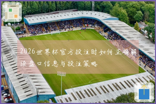 2026世界杯官方投注时如何正确解读盘口信息与投注策略